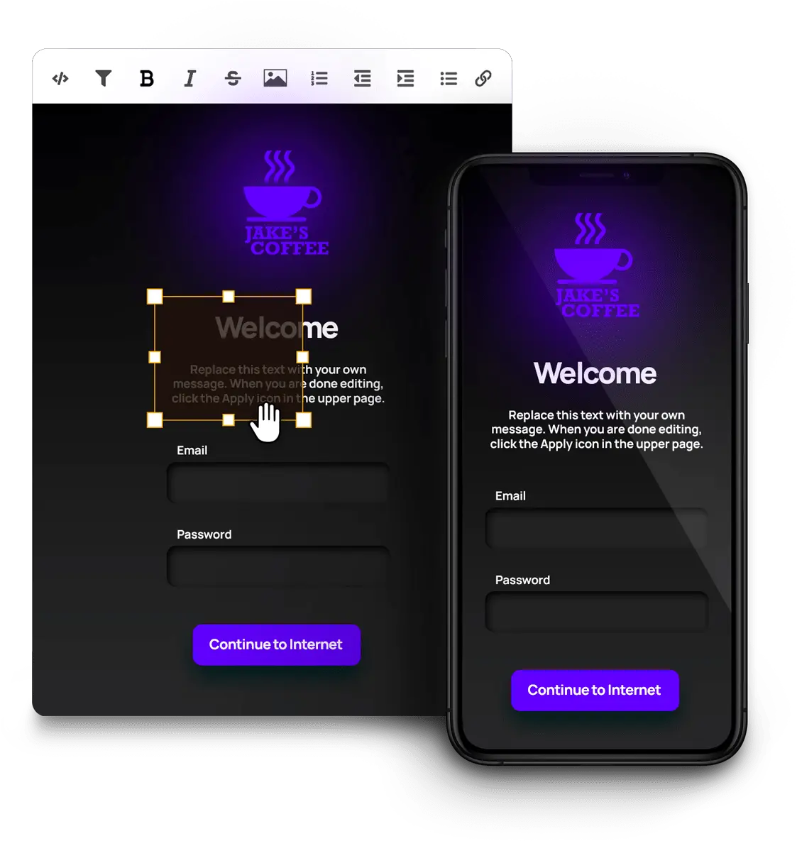 Captive Portal Login U2013 Help Center Engenius Png Continue Line Icon PNG transparent background