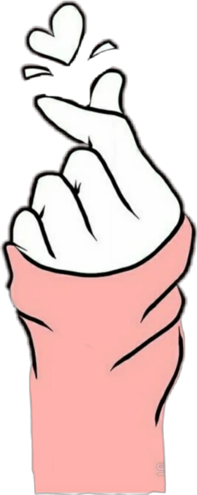 kpop kpopbackground kpopedit background heart Love Sign In Korea PNG transparent background