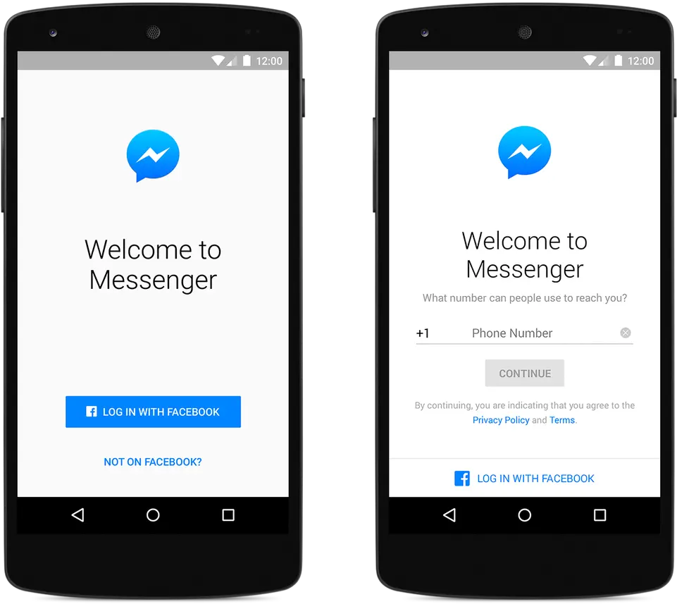 Using Facebook Messenger Without Account Facebook Messenger Login Png Facebook Messenger Png PNG transparent background