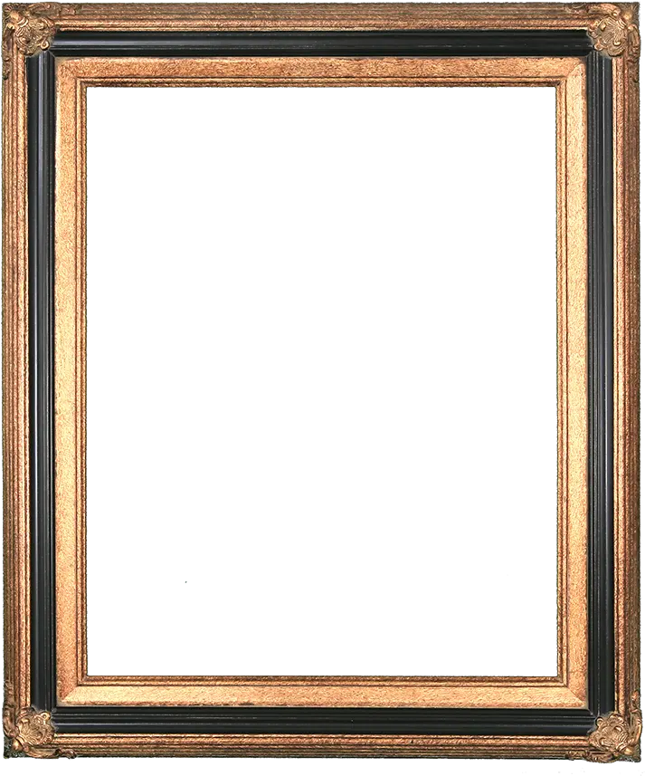 I Like This Simple Gold And Black Frame 19th Century Painting Frame Png Portrait Frame Png