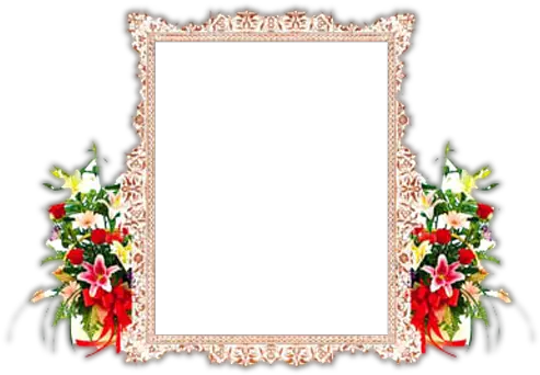 Death Photo Frame Png Obituary Remembrance Flower Death Frame Png Png Rectangle