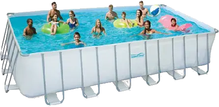 Summer Waves Elite Rectangle Metal Frame Pool U2013 Polygroup Summer Wave Elite Pool Png Metal Frame Png