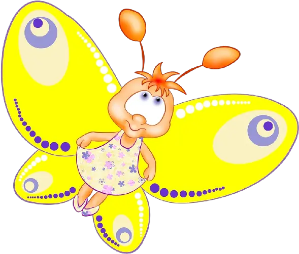 Funny Cartoon Butterfly Images Borboleta Fofinha Desenho Png Cartoon Fish Transparent Background