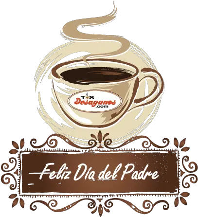 Tu Regalo Para El Día Del Padre Vintage Frame Brown Png Feliz Dia Del Padre Png