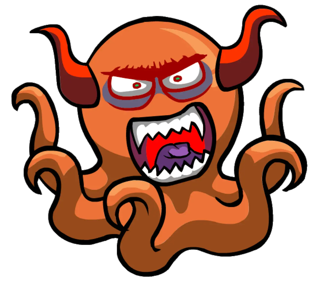 Transparent Background Monster Cartoon Monster No Background Png Beard Transparent Background