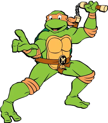 Michelangelo Ninja Turtles Clipart Michelangelo Ninja Turtle Cartoon Png Ninja Face Png