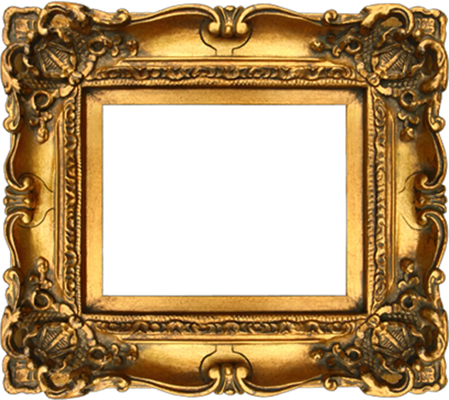 Gold Gilded Frames Free Printables Png Vintage Frame