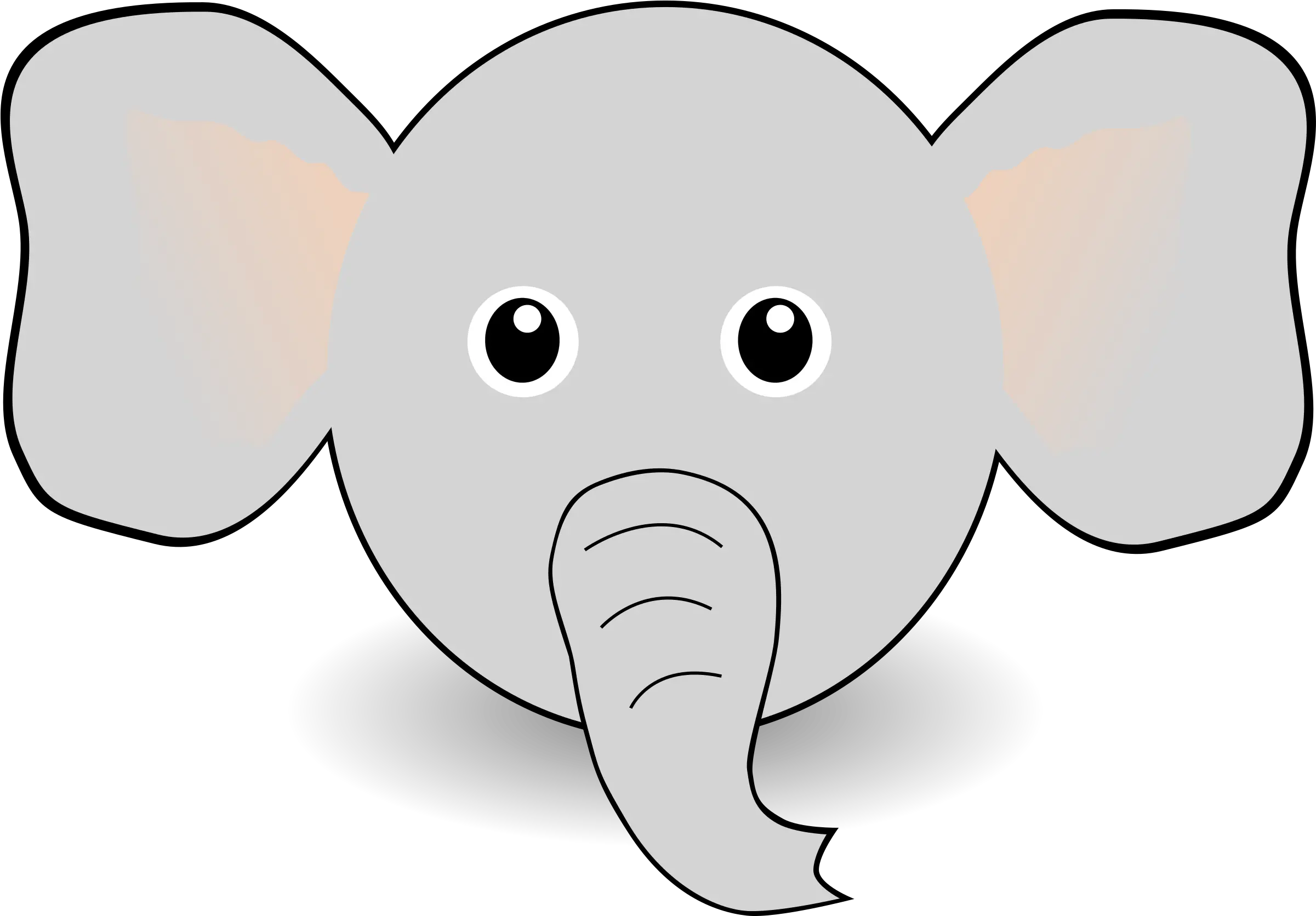 Elephant Clip Art Face Cartoon Elephant Face Drawing Png Elephant Clipart Transparent Background