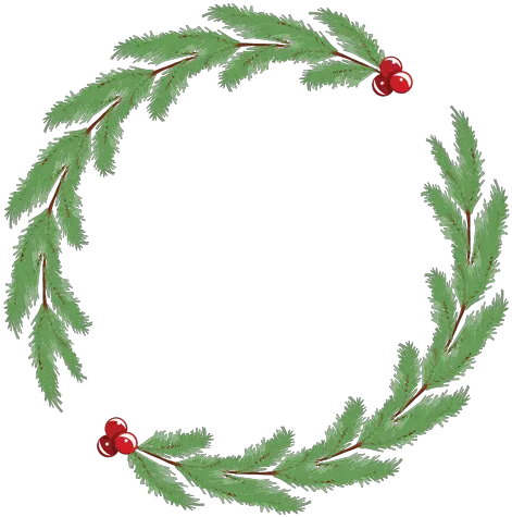 Transparent Png Svg Vector File Vector Christmas Wreath Png Christmas Frame Transparent