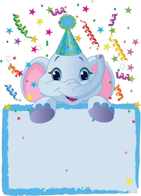 Download Glitter Clipart Birthday Party Png Frame