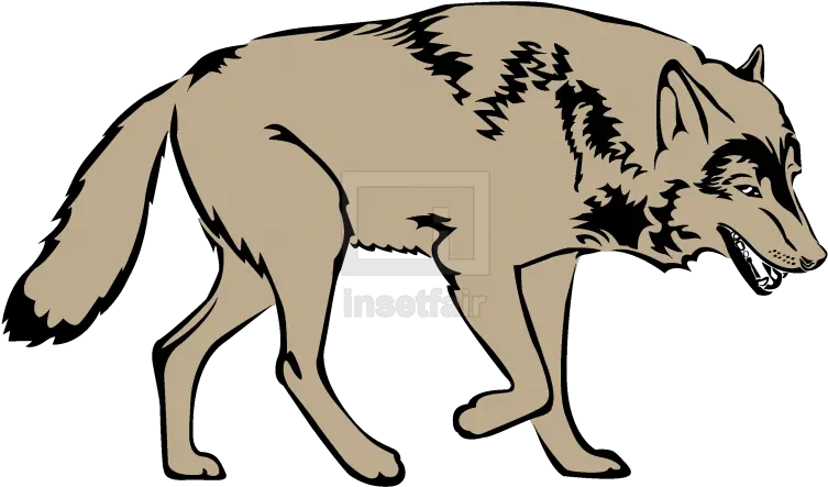 Manage Search Illustration Png Wolf Silhouette Png