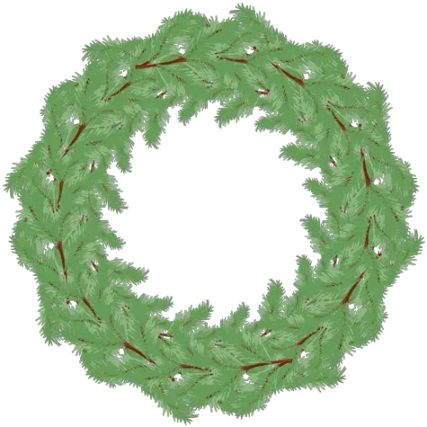 Transparent Png Svg Vector File Wreath Christmas Frame Transparent