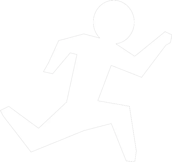 Running Man Silhouette White Running Stick Man White Png Man Running Png