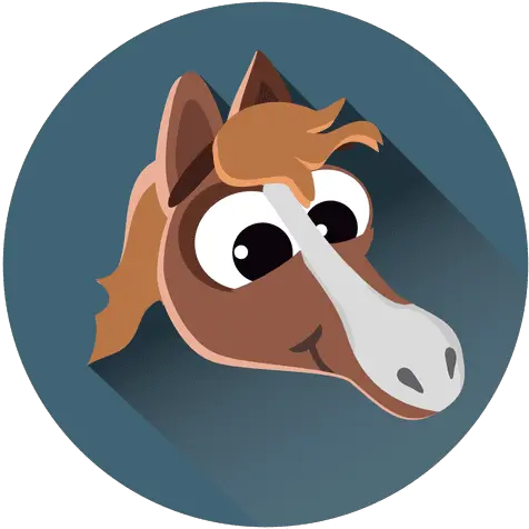 Transparent Png Svg Vector File Horse Icon Cartoon Png Cartoon Horse Png