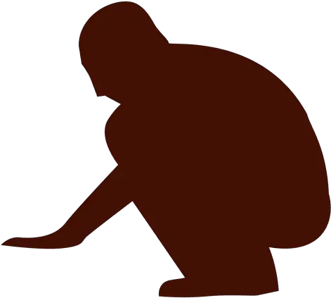 Knelt Man Silhouette Transparent Png U0026 Svg Vector File Crouch Png Man Silhouette Png