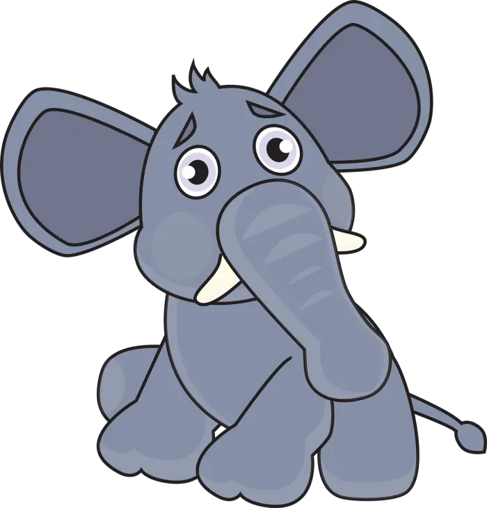 Sad Elephant Cartoon Png Hickory Dickory Dock Snake Republican Elephant Png