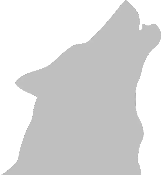 Dog Howling Png White Wolf Silhouette Howling Wolf Png