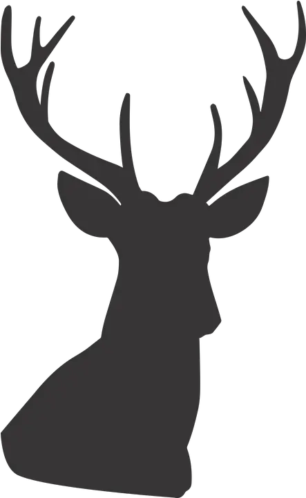 Deer Head Silhouette Png 4 Image Hunting Silhouette Deer Head Png