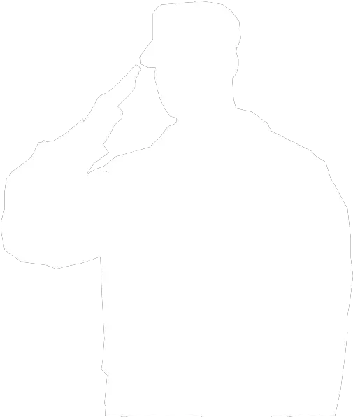 Soldier Salute Silhouette Png Picture Silhouette Of A Soldier White Soldier Silhouette Png