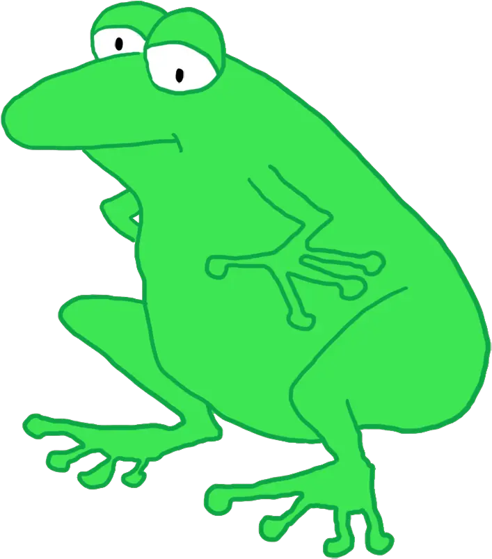 Download Funny Dancing Frog Cartoon Sitting Cartoon Cartoon Frog Png Wednesday Frog Png