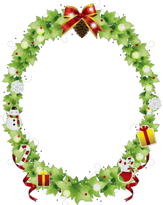 Christmas Oval Photo Frame Boe Narod 2184681 Png Oval Christmas Frame Christmas Frame Png