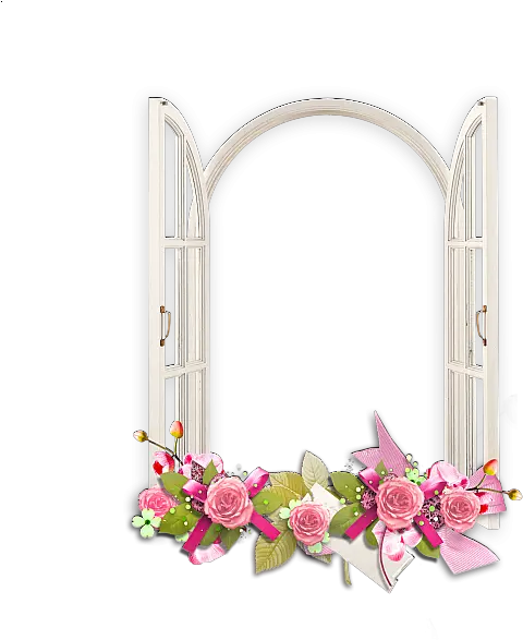 Download Pink Flower Frame Png Picture Free Transparent Simple Flower Frame Png Mirror Frame Png