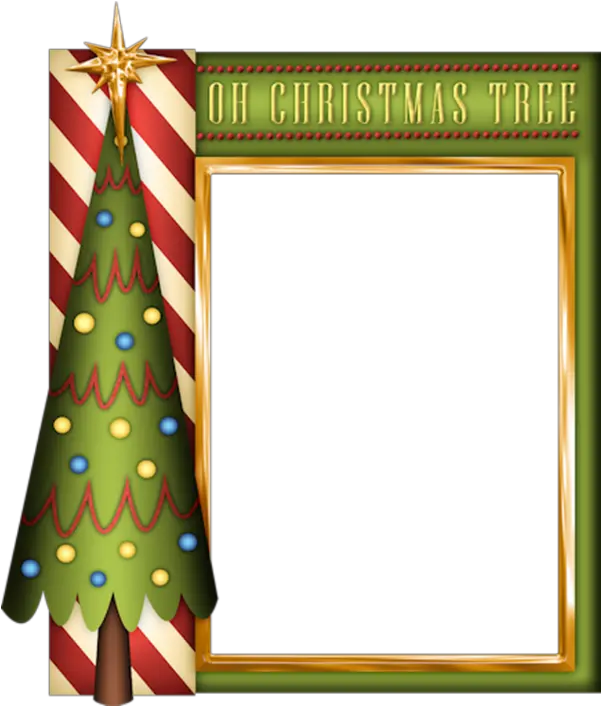 Download Christmas Frames Gift Tags Winter Christmas Tree Png Christmas Frame Png