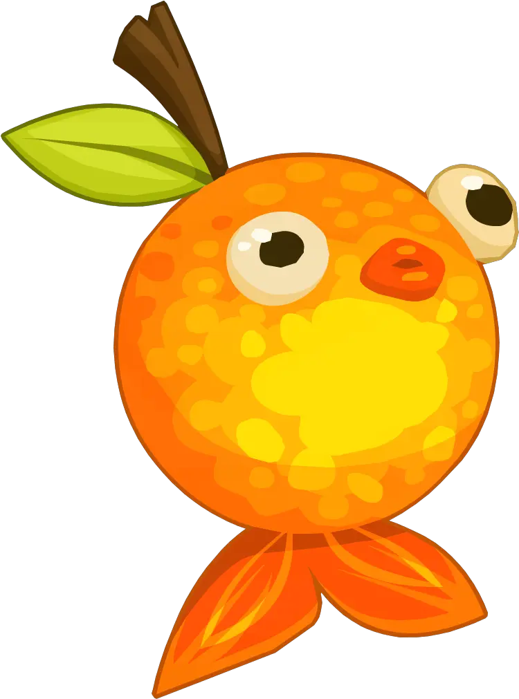 Clicker Heroes Orange Fish Transparent Clicker Heroes Clickable Png Cartoon Fish Transparent Background