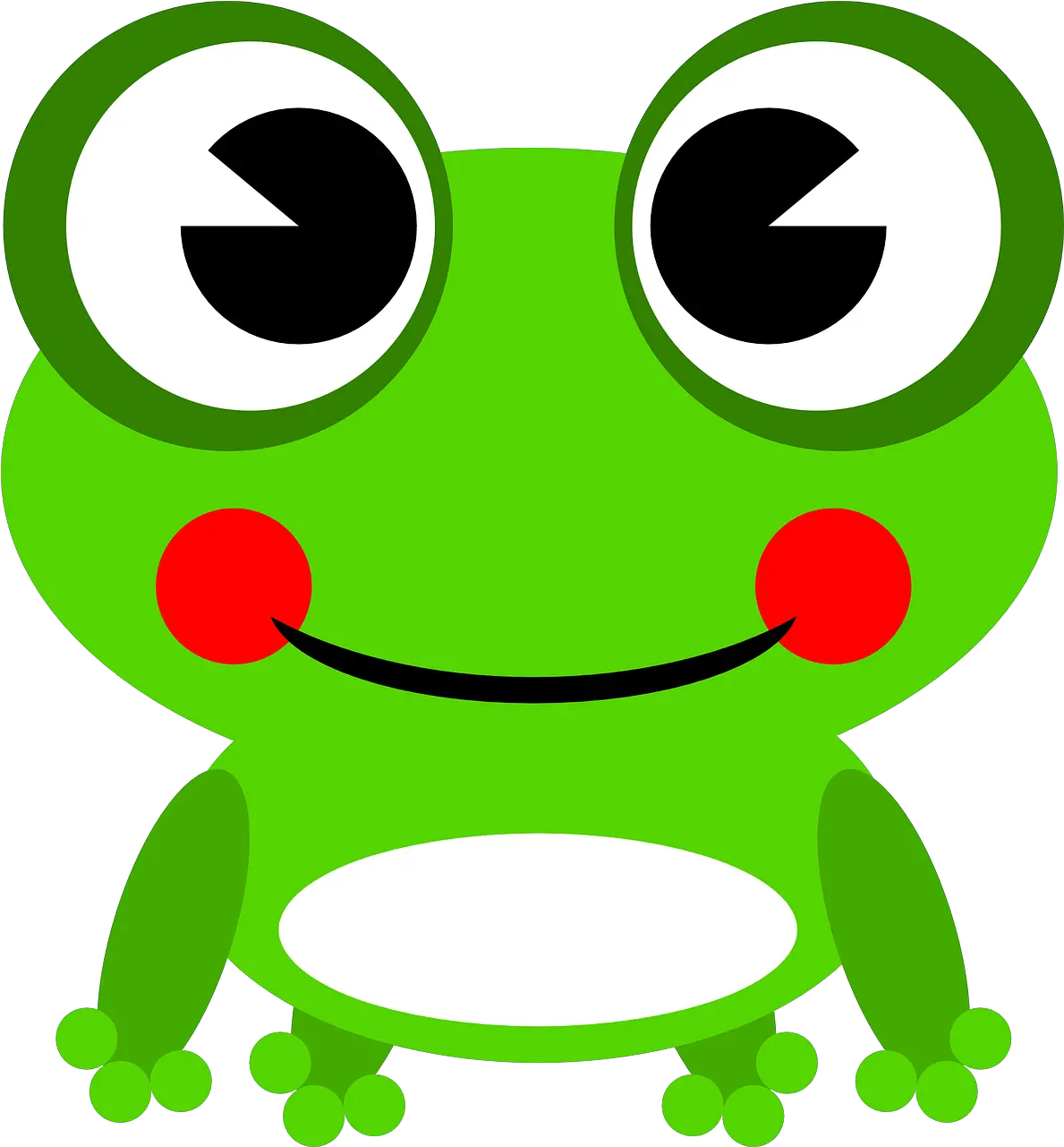 Cute Cartoon Frog Png Transparent