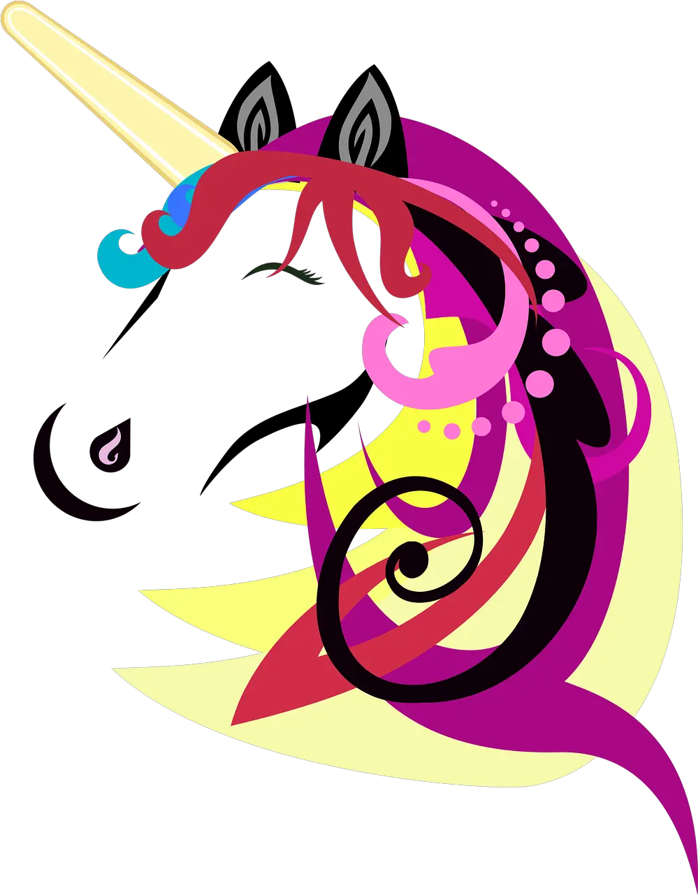 Unicorn Horse Cartoon Free Vector Graphic On Pixabay Unicorn Png Cartoon Horse Png