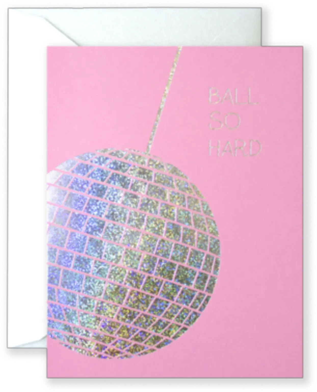 Card Birthday Ball So Hard Picture Frame Png Gold Disco Ball Png