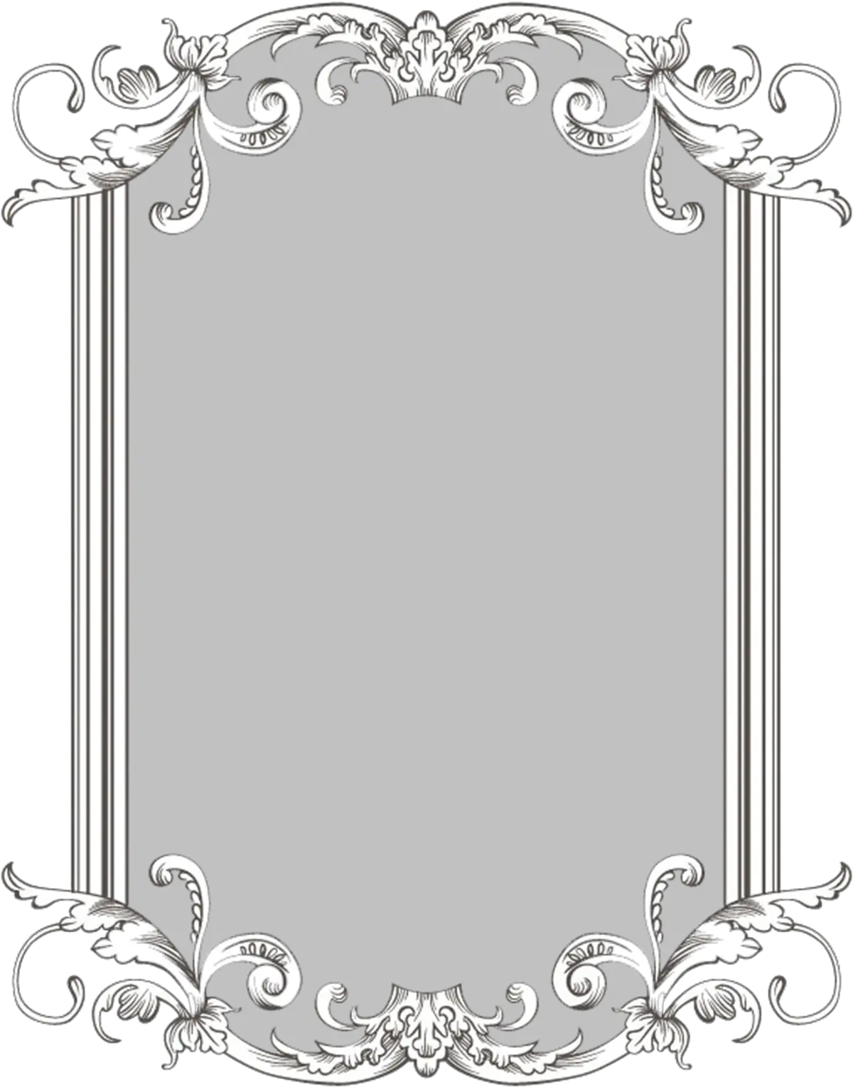 Browse And Download Vintage Frame Png Pictures 30389 Free Black And Silver Borders Black Frame Png