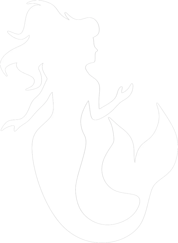 Download Mermaid Silhouette Png Transparent White Mermaid Silhouette Mermaid Silhouette Png