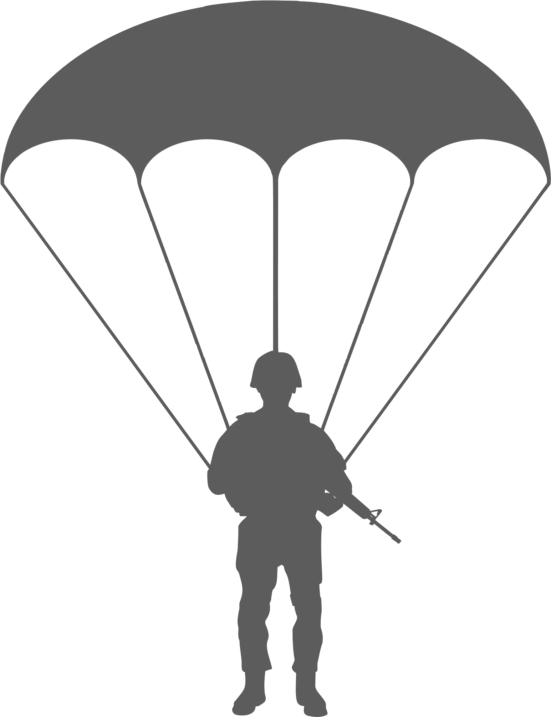 Clipart Paratrooper Silhouette Female Clip Png Paratrooper Clipart Female Silhouette Png