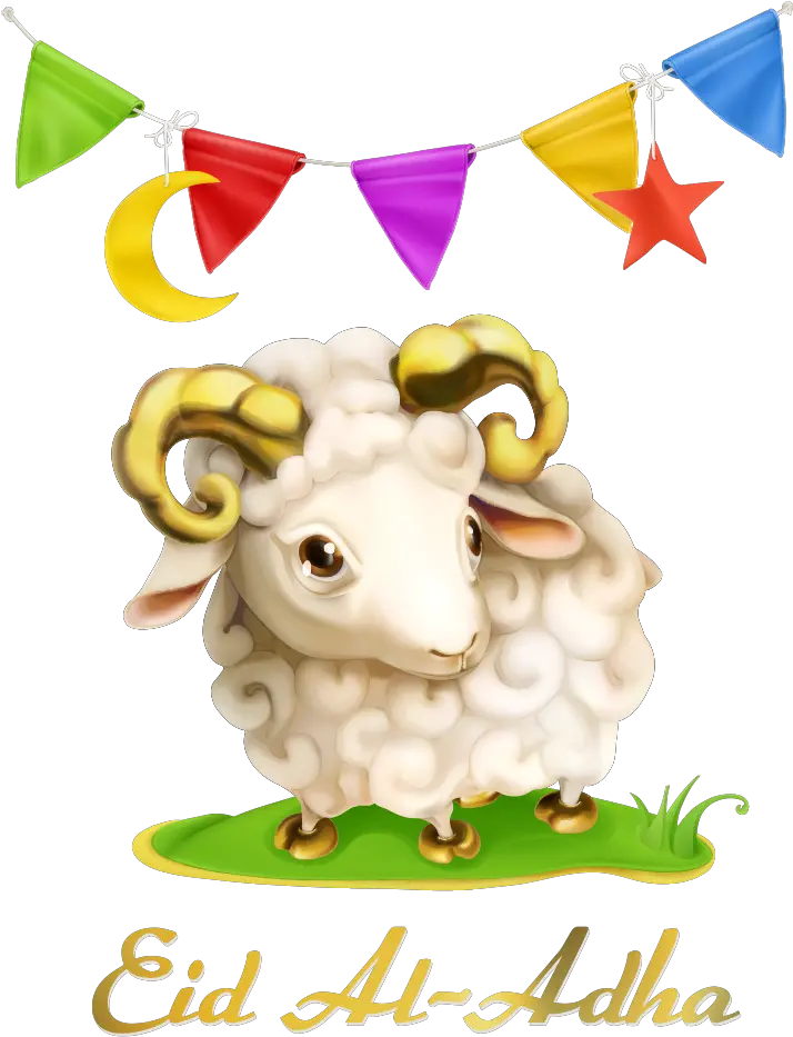 Download Free And Sheep Triangle Mubarak Muslim Al Adha Eid Ul Adha Eid Mubarak Png Sheep Transparent