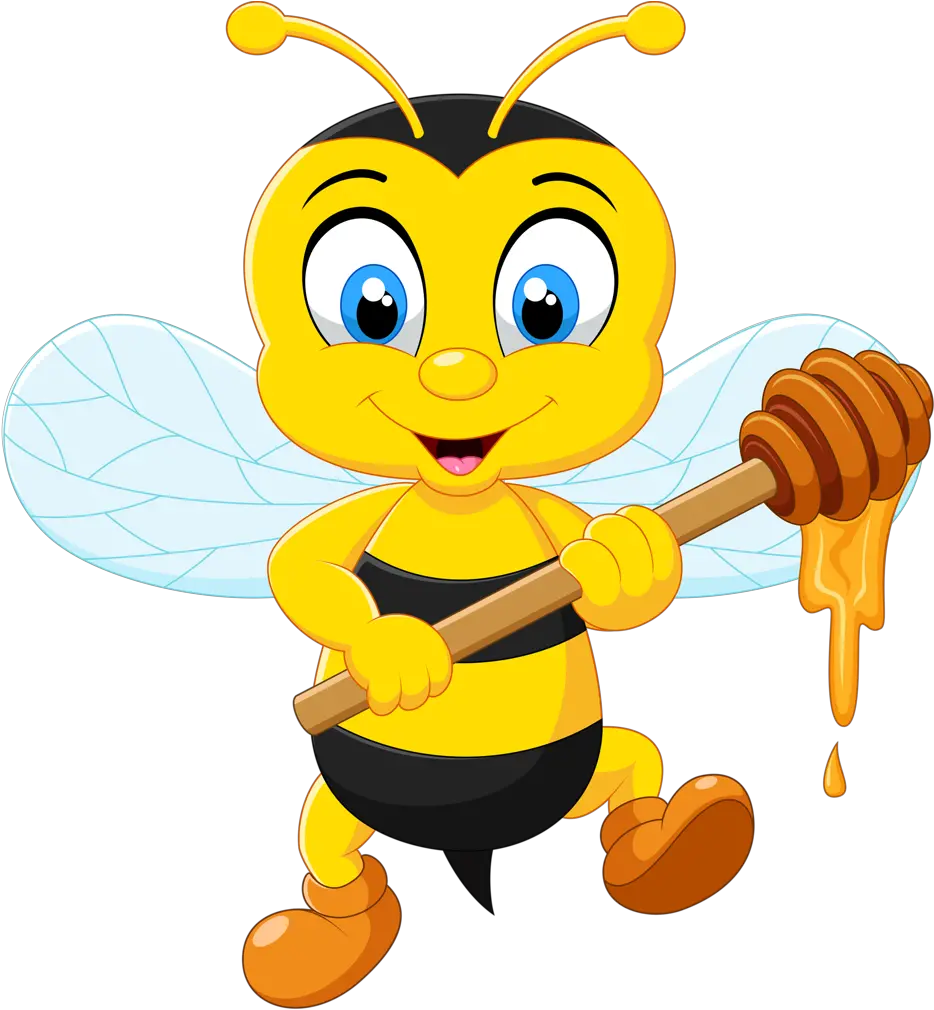 Bee Clipart Png Picture 430379 Cartoon Bee With Honey Bee Clipart Png