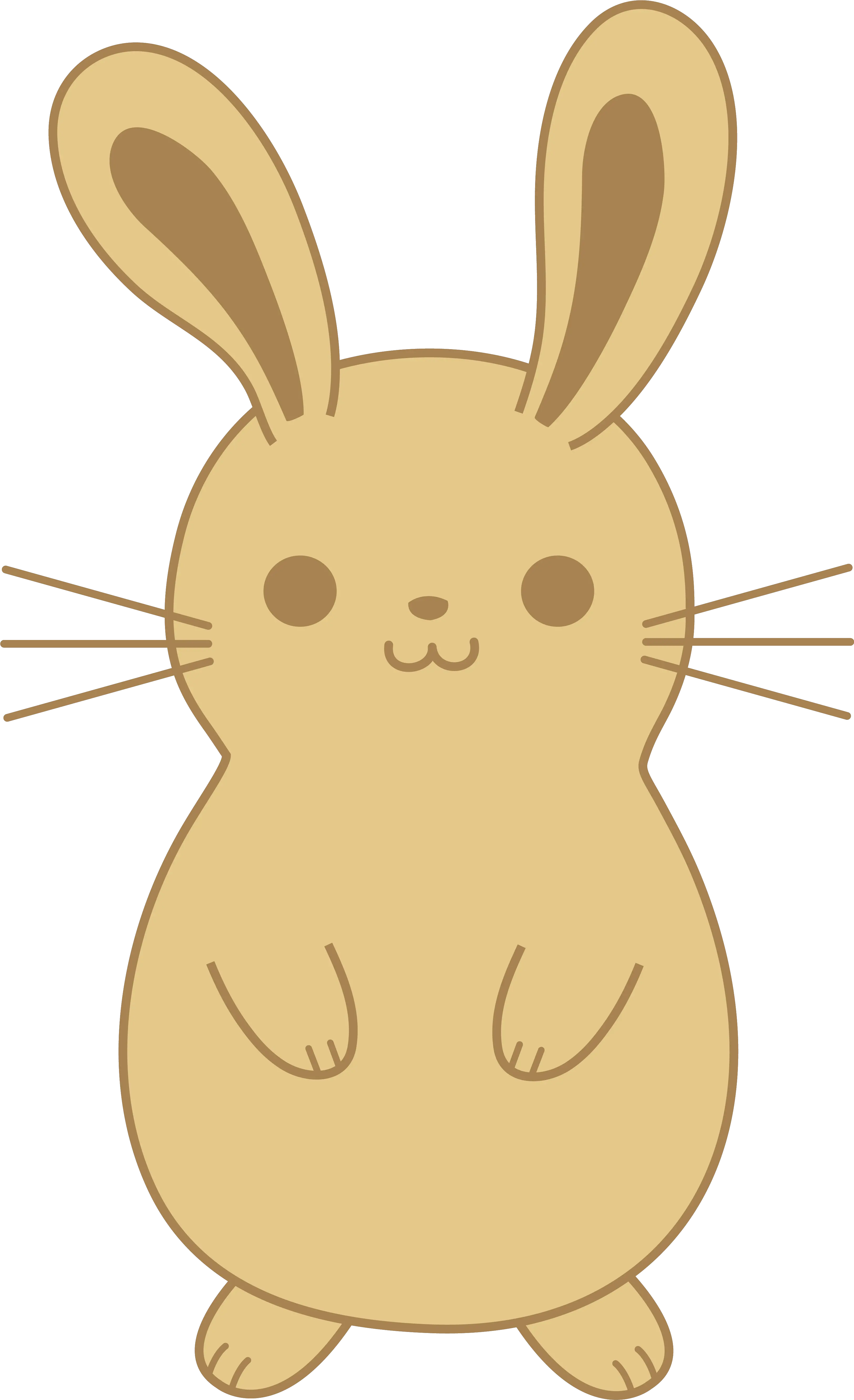 Free Cute Bunny Transparent Download Simple Cute Cartoon Bunny Png Cute Rabbit Icon