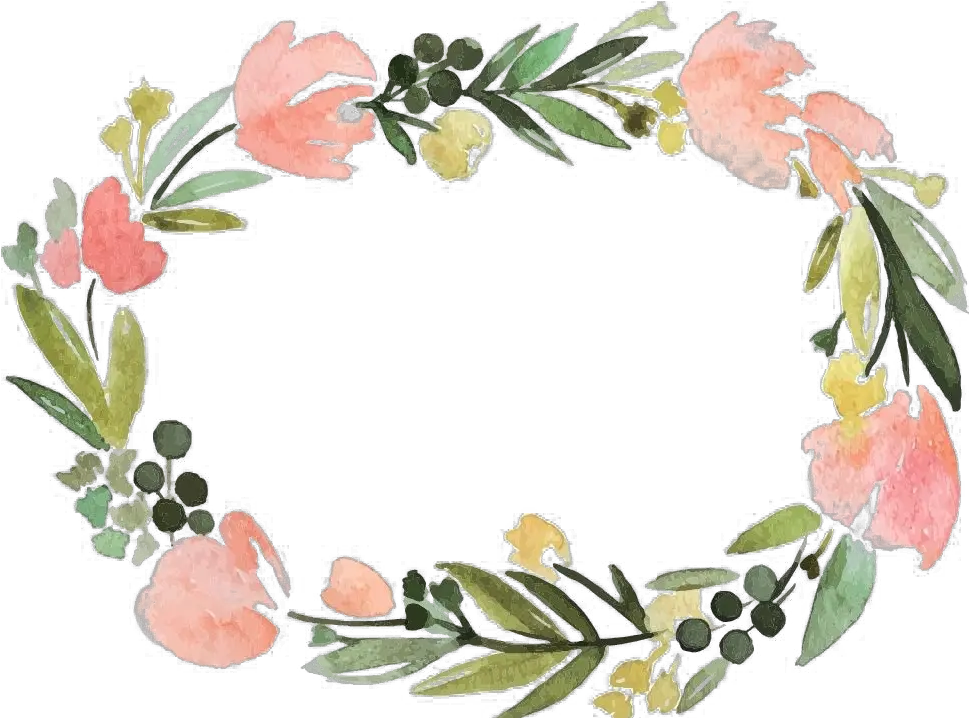 Floral Border Label Png Download Transparent Floral Border Transparent Floral Frame