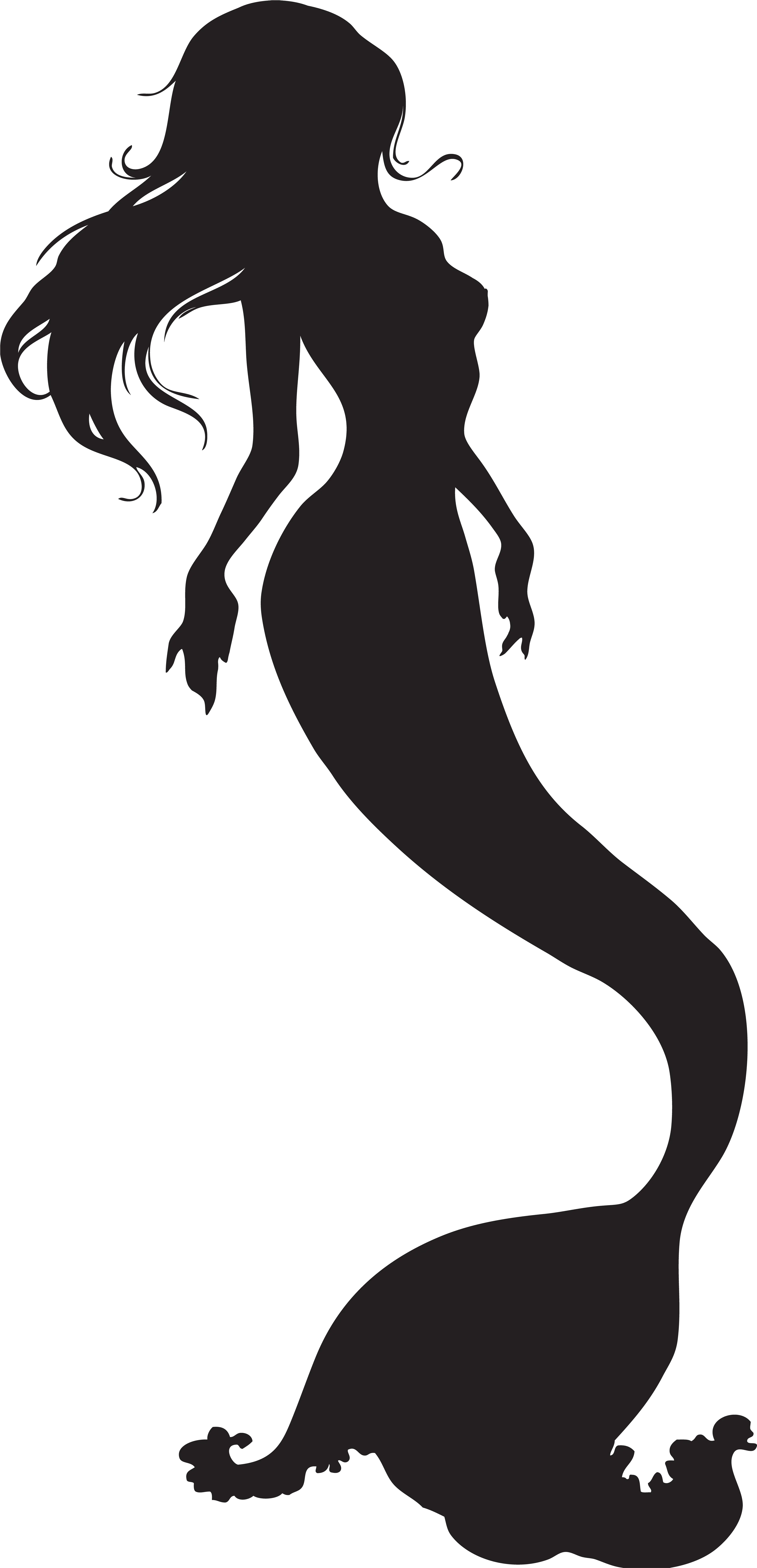 Mermaid Silhouette Clip Art Mermaid Clipart Transparent Background Png Mermaid Transparent Background