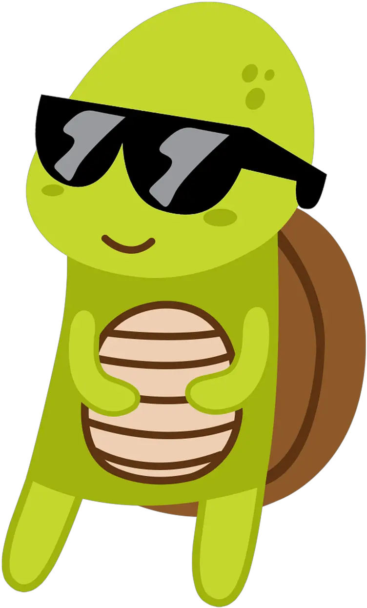 Turtle Cool Chill Cartoon Free Image On Pixabay Happy Png Chill Png