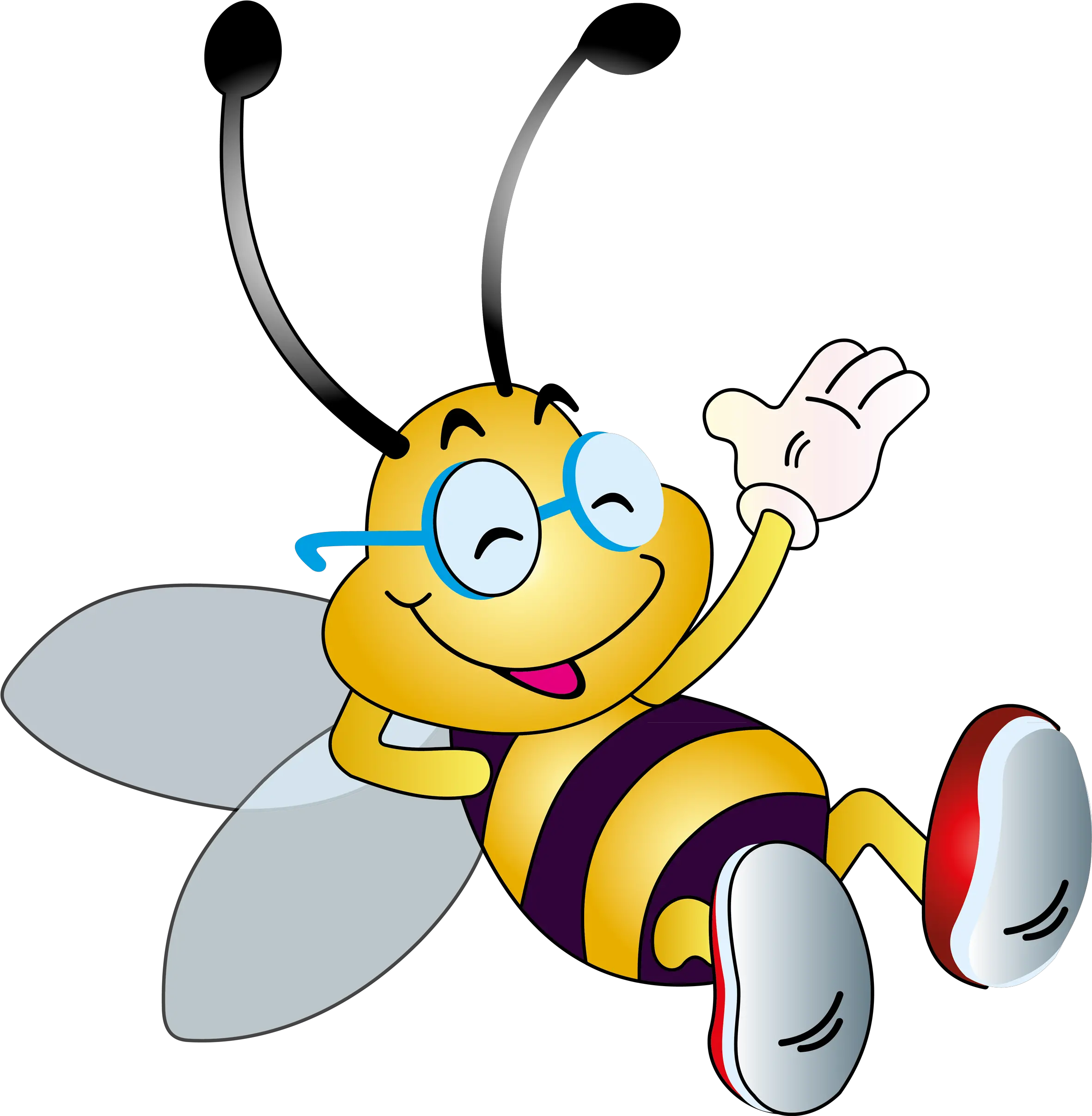 Bee Clipart Png Bees Clipart Boarder Cartoon Png Free Png Cartoon Bee Transparent Background Bee Transparent Background