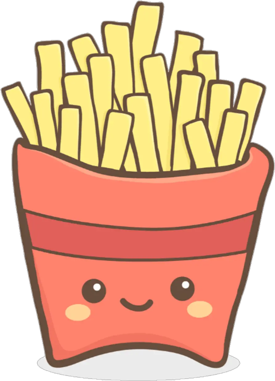 Cartoon Kawaii Fast Food Png Cute French Fries Clipart Cartoon Food Png