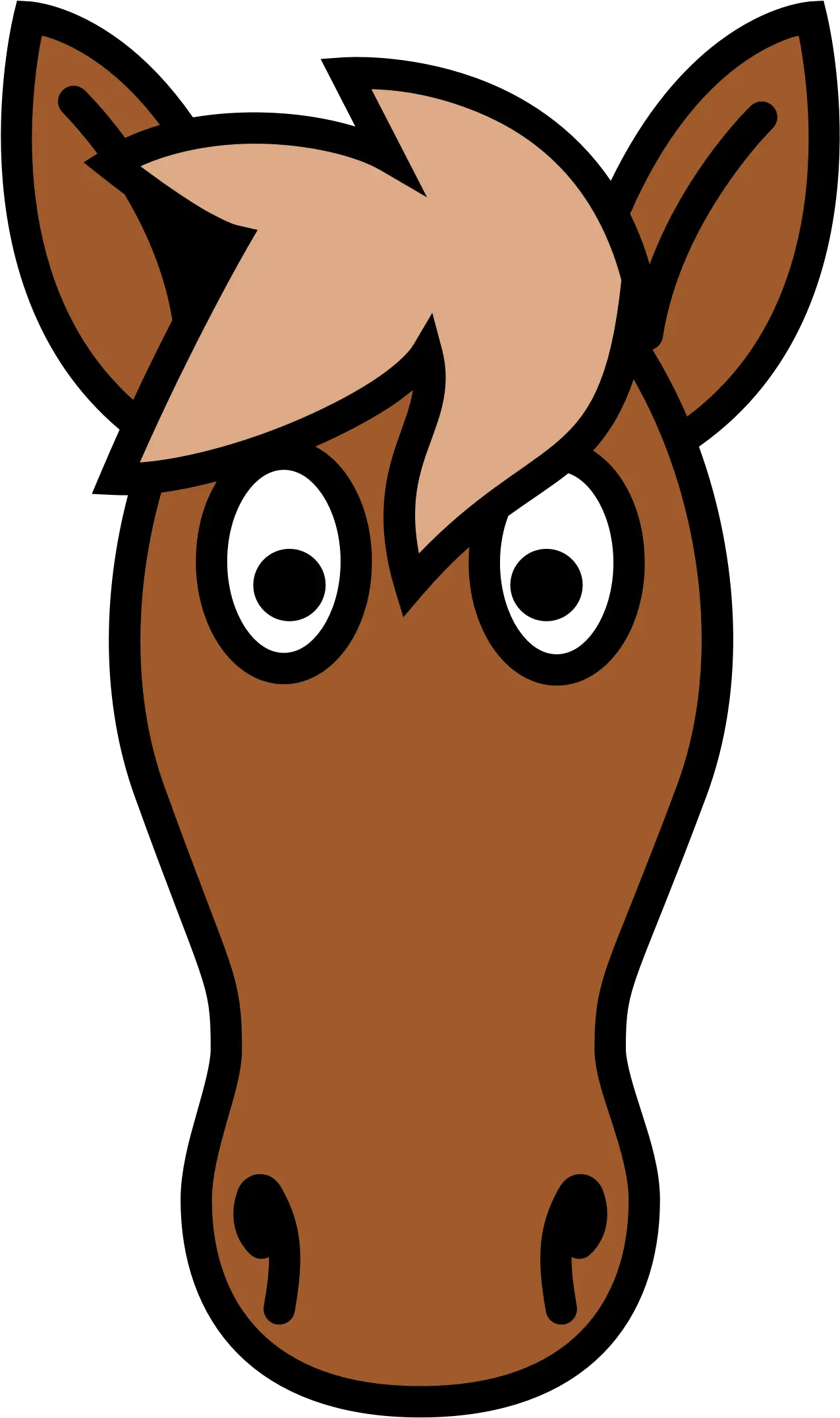 Big Image Cartoon Horse Head Clip Art Png Animal Head Png