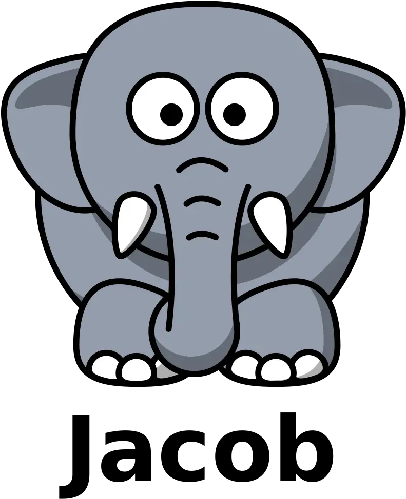 Jacob The Elephant Png Svg Clip Art For Web Download Clip Cartoon African Bush Elephant Elephant Clipart Png