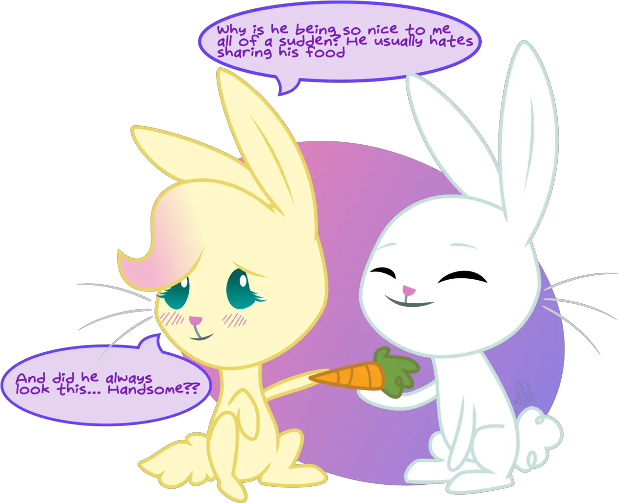 Speech Bubble Png Cartoon Hd Png Download Original Size Cute Angel Bunny Mlp Cartoon Speech Bubble Png