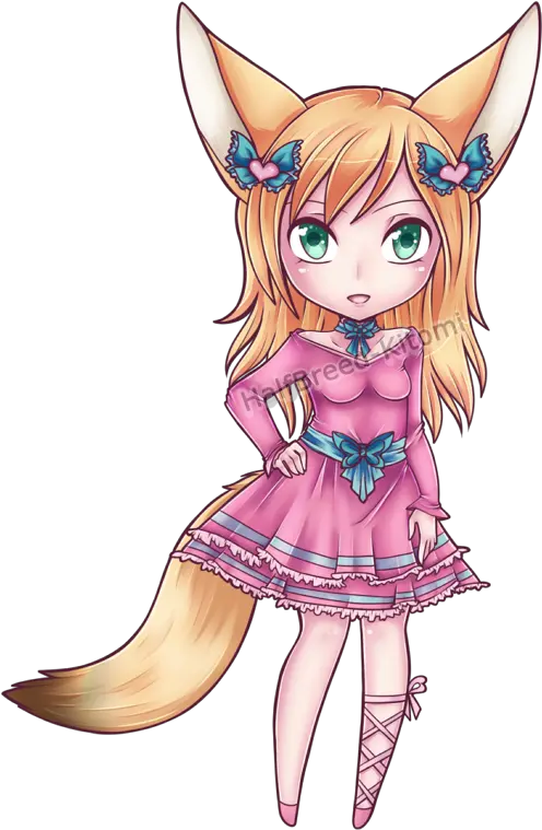 Fennec Fox Closed Cartoon Png Fennec Fox Png