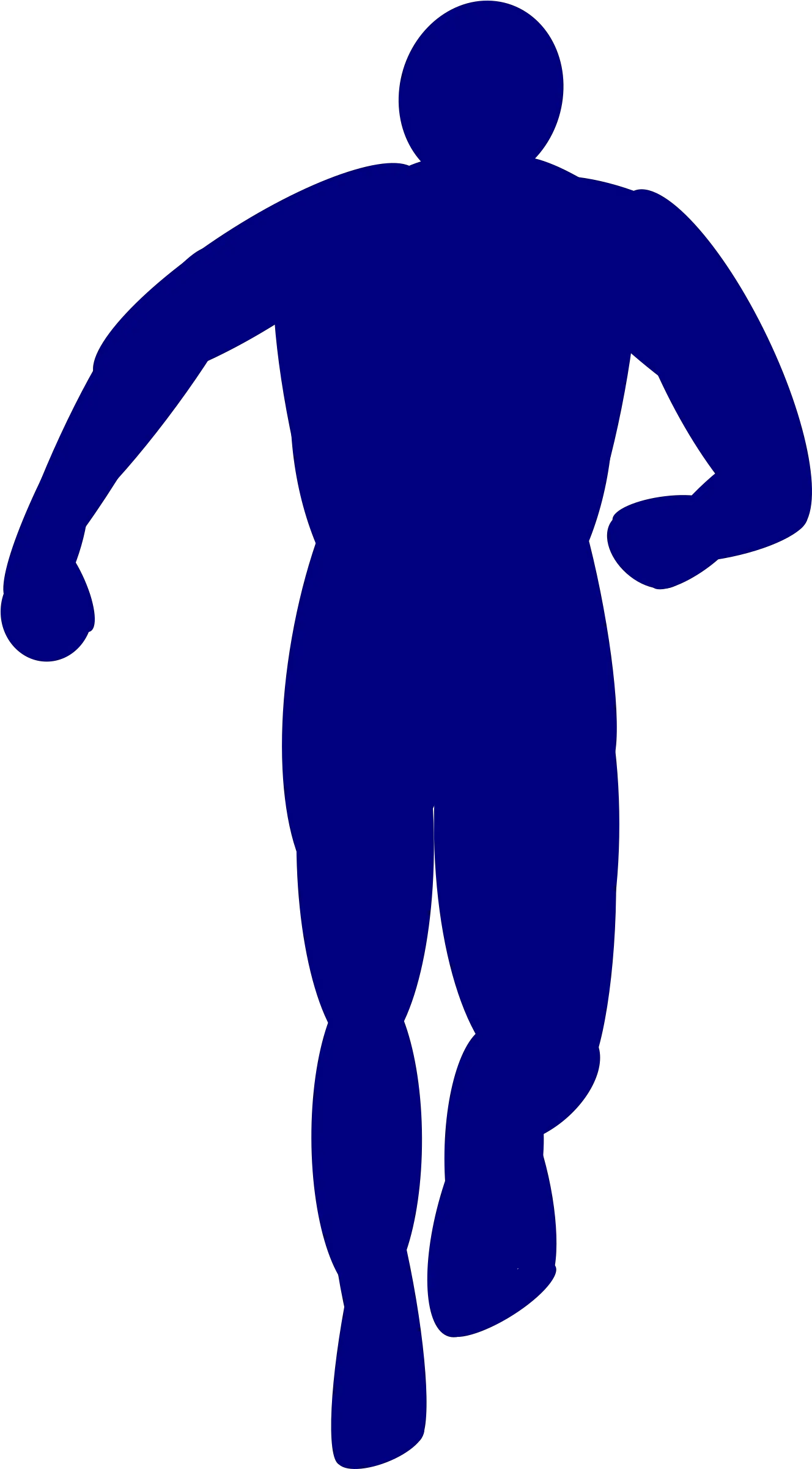 Download People Running Man Clip Art Png Image With No Running Man Silhouette Back People Running Png