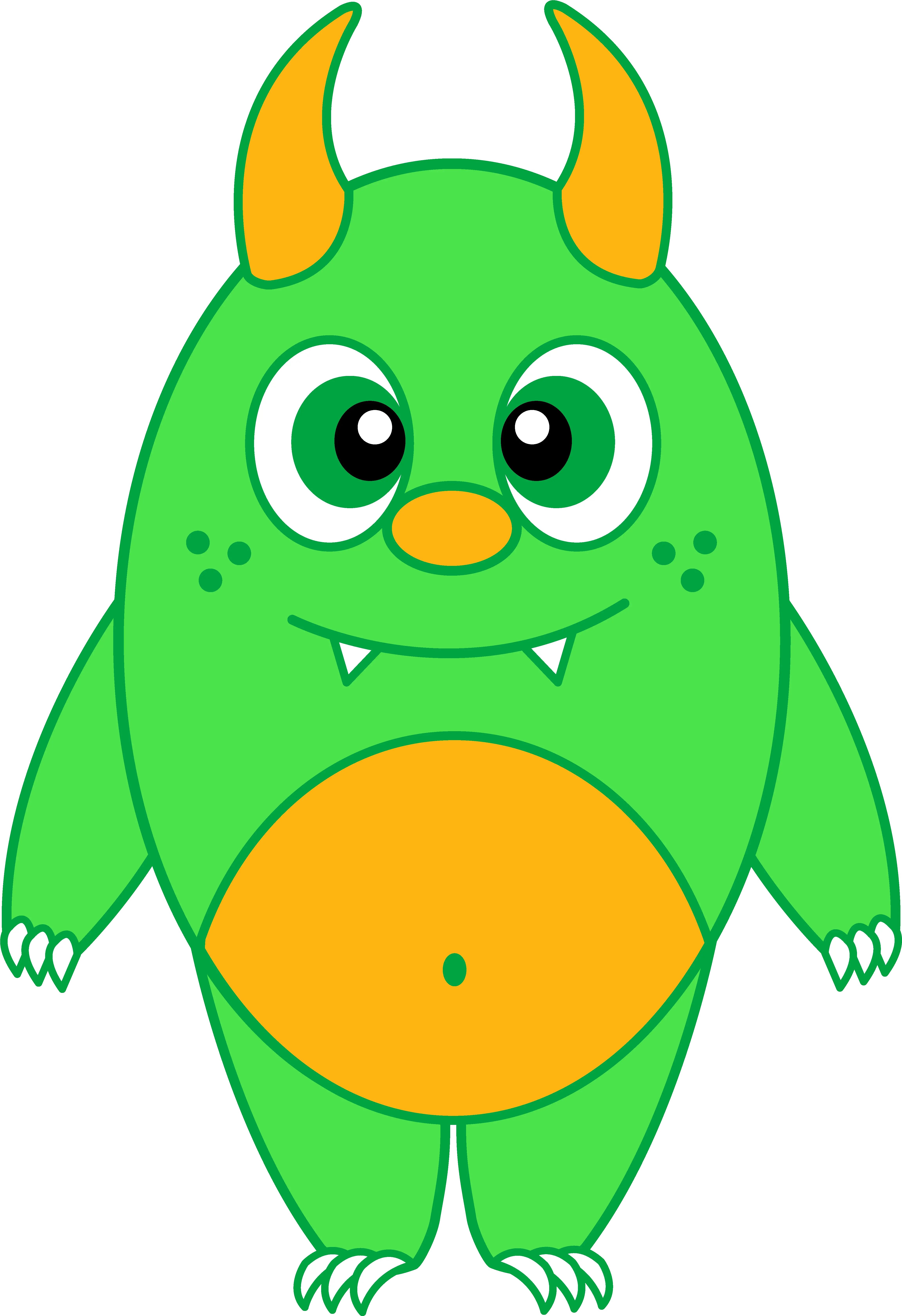 Green Eyes Clipart Baby Eye Cartoon Monster Clipart Png Monster Eyes Png