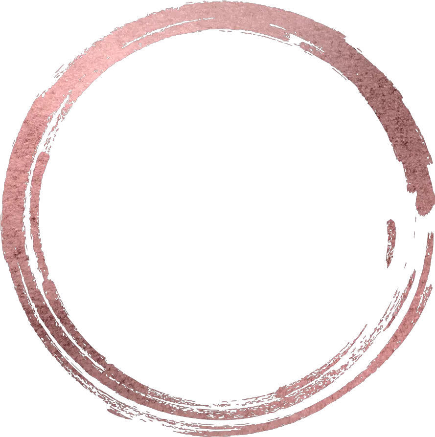 Circle Round Rosegold Frame Sticker By Lemon Tea Author Accelerator Png Gold Circle Frame Png