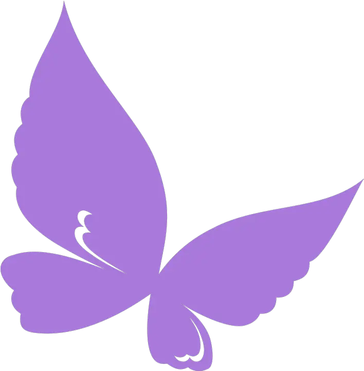 Butterfly Purple Silhouette Purple Butterfly Images Clipart Png Butterfly Silhouette Png